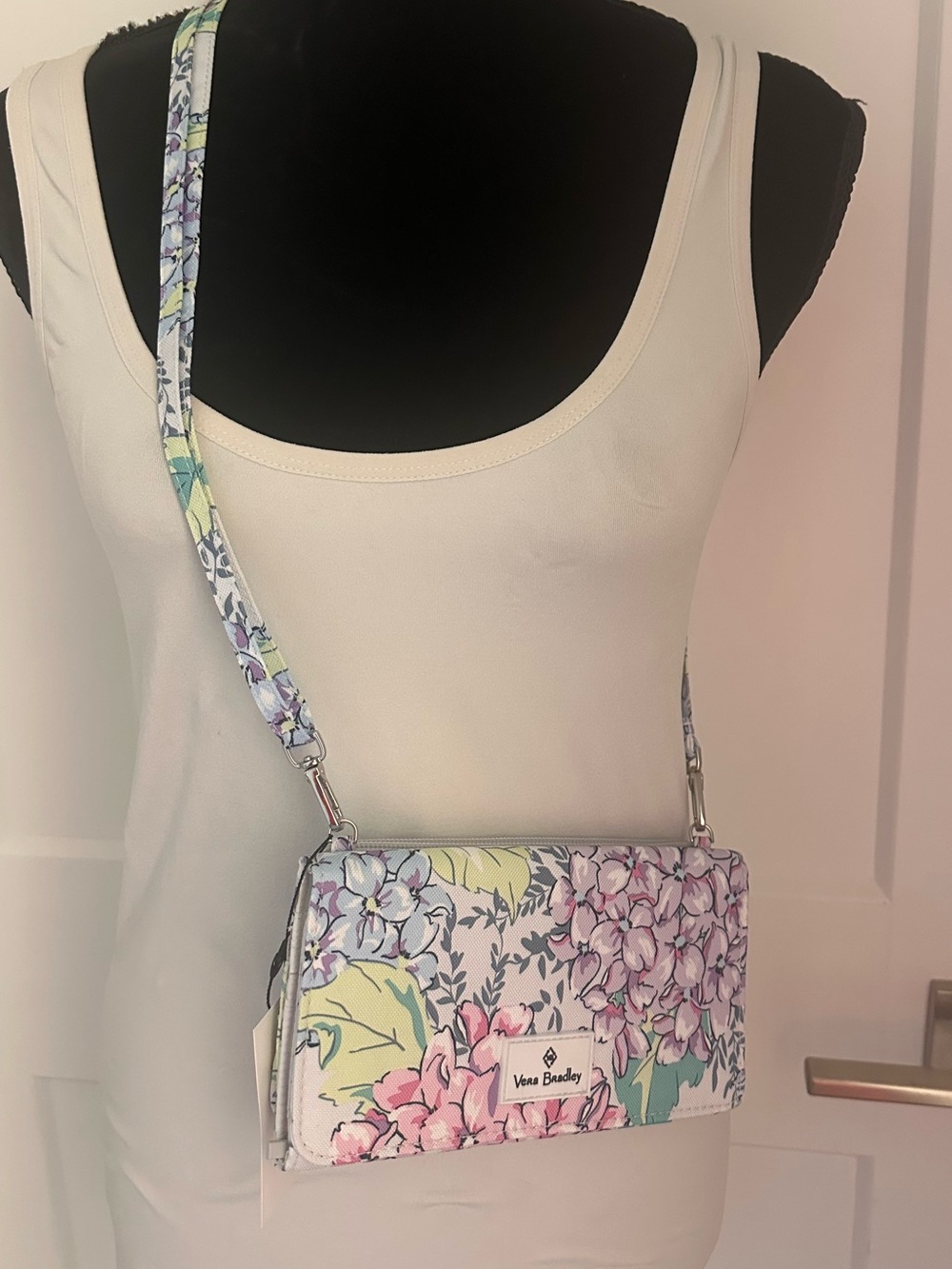 Vera Bradley Lighten Up RFID Wallet Crossboy Bag NWT